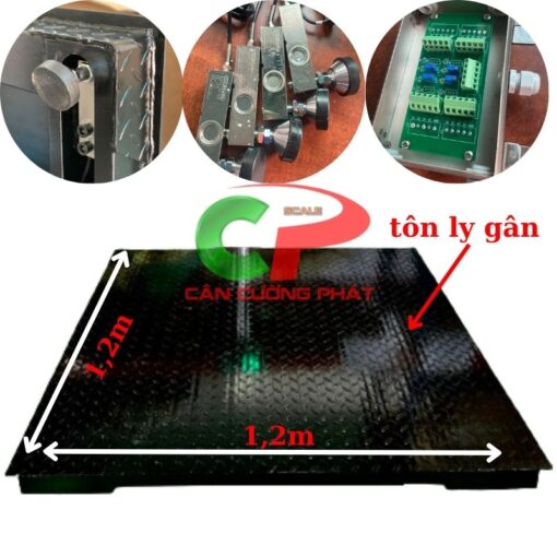 Cân sàn điện tử 2 Tấn T7E